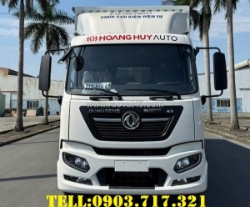 Xe tải dongfeng thùng container. bán xe tải dongfeng thùng kín container 7t6