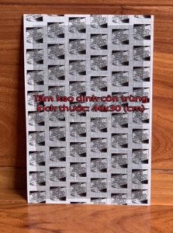 Tấm keo dính côn trùng dùng cho đèn diệt côn trùng