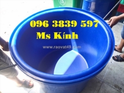 Thùng nhựa tròn 500l nuôi cá