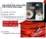 Cáp chống cháy chống nhiễu 2 lõi 1.5mm2 altek kabel đà nẵng, gia lai, quảng trị