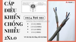 Cáp tín hiệu 2 x 1.5 mm2 giao hàng hà tĩnh, nghệ an, thanh hóa