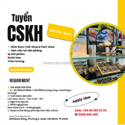 Nanashop tuyển dụng nhân viên tư vấn & chăm sóc khách hàng