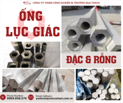 Bán lục giác inox & thép – đặc và ống rỗng – nhận cắt theo yêu cầu