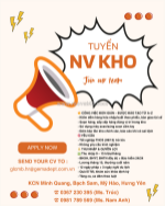 Tuyển nhân viên kho – không cần kinh nghiệm