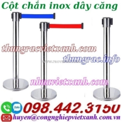 Cột chắn inox dây kéo căng 2 mét - 3 mét - 5 mét
