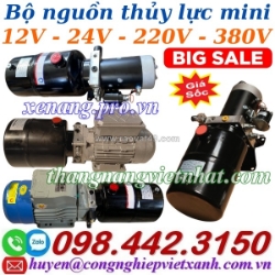 Bộ nguồn thủy lực mini - bơm thủy lực mini 12v - 24v - 220v - 380v