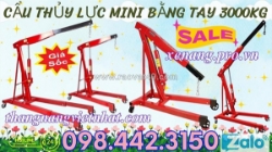 Cẩu thủy lực mini bằng tay 3 tấn giá rẻ