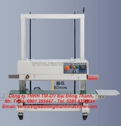Máy hàn miệng túi băng tải liên tục có indate model wp-1100v