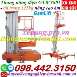 Thang nâng điện trục rút 125kg nâng cao 8 mét gamlift gtwy801