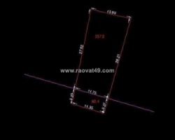 Bán đất (11x38) mặt tiền nguyễn thị ngâu – lô đẹp hiếm hậu 13m – sẵn 250m² thổ