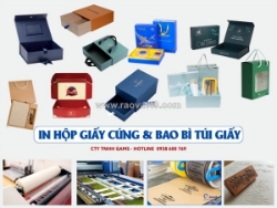 Dịch vụ in ấn và sản xuất hộp quà tặng thiết kế riêng theo yêu cầu