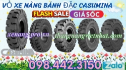 Vỏ xe nâng bánh đặc casumina - lốp đặc xe nâng casumina