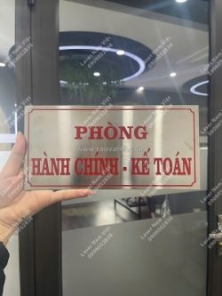 Nhận gia công cắt – khắc laser tem nhãn inox theo yêu cầu - bền rẻ đẹp mãi mãi