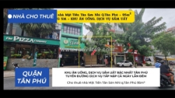 Cho thuê nhà mặt tiền tân sơn nhì q.tân phú 95m² - ngang 5m - 22triệu