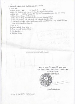 Đất đẹp- giá tốt- cần bán nhanh lô đất tại xã bình mỹ, huyện củ chi