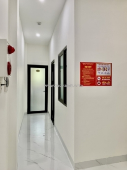 ♥ gần mt thái thị bôi, 90m2, ngang 5.5m 4 tầng 8 căn hộ thu 35tr, 6.x tỷ