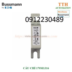 Cầu chì bussmann 170m1316 thuộc nhóm gr – bảo vệ quá tải và ngắn mạch