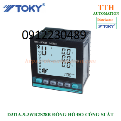 Đồng hồ đo công suất rs485 d311a-9-3wr2s28b toky 96w×96h×61.5l(mm)