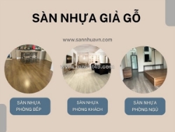 Sàn nhựa dán keo 3mm – thi công trọn gói giá rẻ