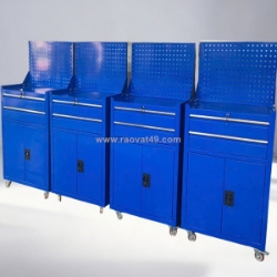 Tủ đồ nghề 2 ngăn 2 cánh bảng treo, tủ đựng đồ nghề 6 ngăn bảng treo