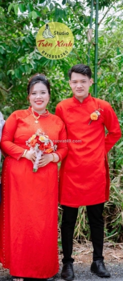 Áo dài cưới plussize – mặc lên là thấy gọn hơn