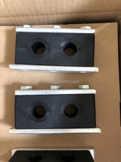 Cùm kẹp ống đôi / cùm kẹp ống đơn, cùm chữ u inox 304 (u-bolt), kẹp ống giảm chấn lót cao su