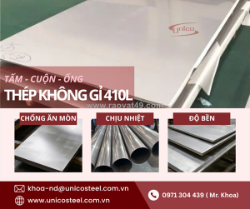 Giải pháp nhập khẩu thép không gỉ 410l đặc chủng: phôi chuẩn kỹ thuật – tối ưu chi phí vật tư cho mọi công trình trọng điểm
