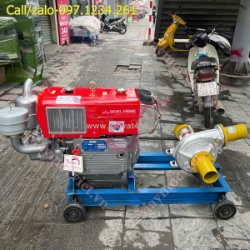 Máy bơm nước công suất lớn văn thể 10 đầu nổ d24 mát gió giá rẻ