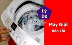Máy giặt báo lỗi là bị gì? nguyên nhân và cách xử lý nhanh tại nhà