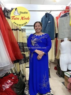 Áo dài sui gia plussize – phụ huynh mặc đẹp ngày cưới con
