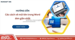 Cách vẽ mũi tên trong word nhanh hơn 3 lần bình thường