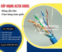 Giá mới nhất cáp mạng chống nhiễu altek kabel – lõi đồng 100%