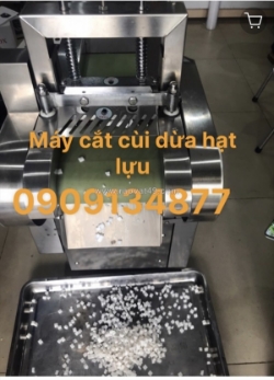 Máy cắt nha đam hạt lựu , máy cắt thạch rau câu bán trà sữa, máy cắt trái cây hạt lựu jl660