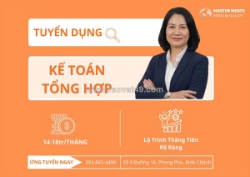 Tuyển gấp kế toán tổng hợp có kinh nghiệm làm ở bình chánh