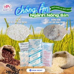 Vì sao container nông sản thường dùng gói hút ẩm?