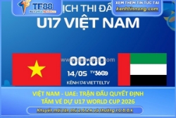 Việt nam - uae: trận đấu quyết định tấm vé dự u17 world cup 2026