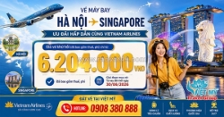 Bay singapore từ hà nội chỉ từ 6,2 triệu đồng khứ hồi