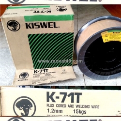 Dây hàn lõi thuốc săt 1.2mm kiswel k-71t (15kg)
