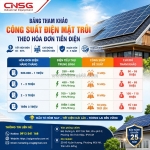Hóa đơn tiền điện bao nhiêu thì nên lắp điện mặt trời?