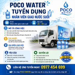 Nv giao nước suối quận 2 (nam từ 20 – 45 tuổi)