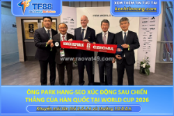 Ông park hang-seo xúc động sau chiến thắng của hàn quốc tại world cup 2026