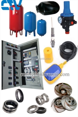 Phân phối phụ kiện máy bơm trục đứng chính hãng tại hà nội