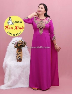 Áo dài sui gia bigsize tròn xinh – thanh lịch trong từng khoảnh khắc