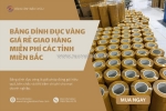 Băng dính c vàng giá rẻ giao hàng miễn phí các tỉnh miền bắc