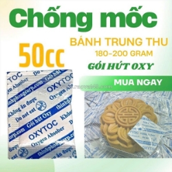 Gói hút oxy 50cc oxytoc bảo quản bánh trung thu