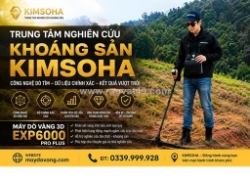 Kimsoha – địa chỉ tư vấn máy dò vàng 3d exp 6000 pro plus uy tín