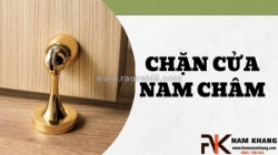Cách lắp đặt chặn cửa nam châm chống gió va đập đúng cách