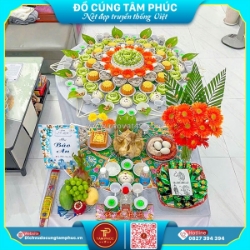 Đặt mâm cúng trọn gói – tặng ngay bảng tên xinh xắn cho bé