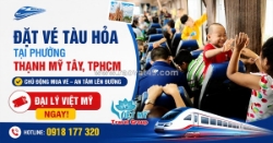 Việt mỹ - đại lý bán vé tàu tại thạnh mỹ tây tphcm