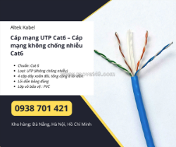 Cáp mạng utp cat6 – cáp mạng không chống nhiễu cat6 sẵn kho đà nẵng, huế
